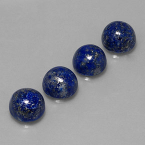 Achetez naturel ct bleue lapis-lazuli gems, coupe roude, en provenance afghanistan chez gemselect. en stock, livraison internationale!