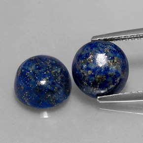 Achetez naturel ct bleue lapis-lazuli gems, coupe roude, en provenance afghanistan chez gemselect. en stock, livraison internationale!