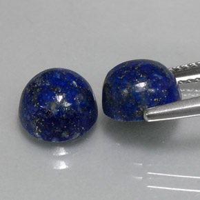 Achetez naturel ct bleue lapis-lazuli gems, coupe roude, en provenance afghanistan chez gemselect. en stock, livraison internationale!