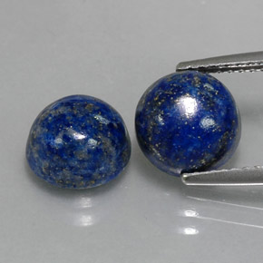 Achetez naturel ct bleue lapis-lazuli gems, coupe roude, en provenance afghanistan chez gemselect. en stock, livraison internationale!