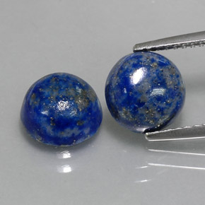 Achetez naturel ct bleue lapis-lazuli gems, coupe roude, en provenance afghanistan chez gemselect. en stock, livraison internationale!