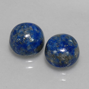 Achetez naturel ct bleue lapis-lazuli gems, coupe roude, en provenance afghanistan chez gemselect. en stock, livraison internationale!