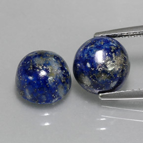 Achetez naturel ct bleue lapis-lazuli gems, coupe roude, en provenance afghanistan chez gemselect. en stock, livraison internationale!