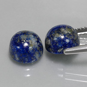 Achetez naturel ct bleue lapis-lazuli gems, coupe roude, en provenance afghanistan chez gemselect. en stock, livraison internationale!