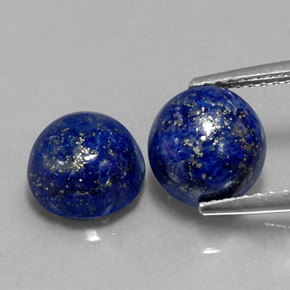 Achetez naturel ct bleue lapis-lazuli gems, coupe roude, en provenance afghanistan chez gemselect. en stock, livraison internationale!
