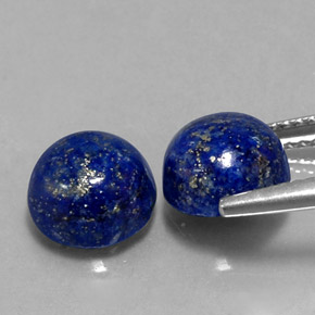 Achetez naturel ct bleue lapis-lazuli gems, coupe roude, en provenance afghanistan chez gemselect. en stock, livraison internationale!