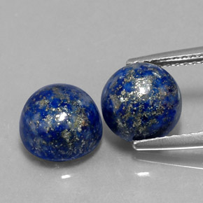 Achetez naturel ct bleue lapis-lazuli gems, coupe roude, en provenance afghanistan chez gemselect. en stock, livraison internationale!