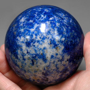 Lapis-lazuli bleue naturelle sphère / boule, 2500,00 ct, opaque