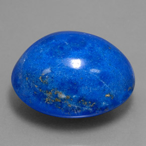 Lapis-lazuli bleue naturelle coupe ovale, 29,54 ct, opaque