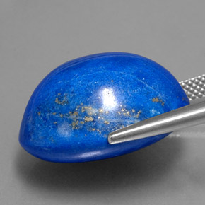 Lapis-lazuli bleue naturelle coupe ovale, 29,54 ct, opaque