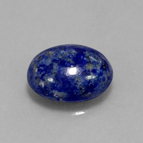 Lapis-lazuli bleue naturelle coupe ovale, 3,49 ct, opaque