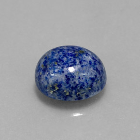 Lapis-lazuli bleue naturelle coupe ovale, 3,08 ct, opaque