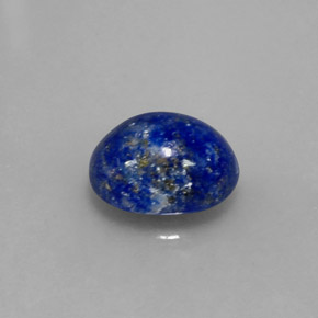 Lapis-lazuli bleue naturelle coupe ovale, 3,38 ct, opaque
