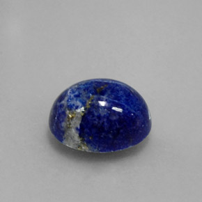 Lapis-lazuli bleue naturelle coupe ovale, 4,35 ct, opaque