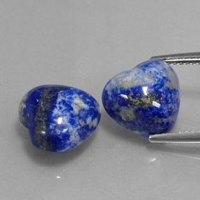 Achetez naturel ct bleue lapis-lazuli gems, forme de coeur, en provenance afghanistan chez gemselect. en stock, livraison internationale!