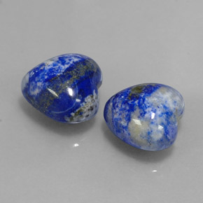 Achetez naturel ct bleue lapis-lazuli gems, forme de coeur, en provenance afghanistan chez gemselect. en stock, livraison internationale!