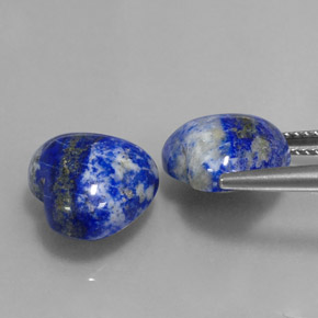 Achetez naturel ct bleue lapis-lazuli gems, forme de coeur, en provenance afghanistan chez gemselect. en stock, livraison internationale!