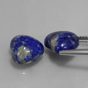 Achetez naturel ct bleue lapis-lazuli gems, forme de coeur, en provenance afghanistan chez gemselect. en stock, livraison internationale!