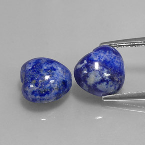 Achetez naturel ct bleue lapis-lazuli gems, forme de coeur, en provenance afghanistan chez gemselect. en stock, livraison internationale!