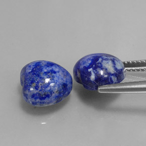Achetez naturel ct bleue lapis-lazuli gems, forme de coeur, en provenance afghanistan chez gemselect. en stock, livraison internationale!