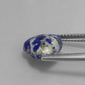 Lapis-lazuli bleue naturelle forme de coeur, 3,29 ct, opaque