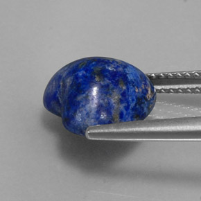 Lapis-lazuli bleue naturelle forme de coeur, 4,63 ct, opaque