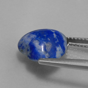 Lapis-lazuli bleue naturelle forme de coeur, 4,39 ct, opaque