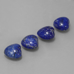 Achetez naturel ct bleue lapis-lazuli gems, forme de coeur, en provenance afghanistan chez gemselect. en stock, livraison internationale!