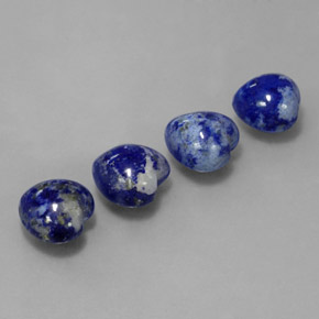 Achetez naturel ct bleue lapis-lazuli gems, forme de coeur, en provenance afghanistan chez gemselect. en stock, livraison internationale!