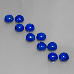 Achetez naturel ct bleue lapis-lazuli gems, coupe roude, en provenance afghanistan chez gemselect. en stock, livraison internationale!