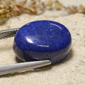 Lapis-lazuli Bleu marine naturelle Coupe ovale, 15.90 ct, Opaque