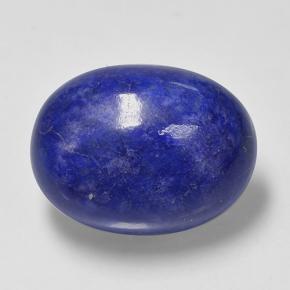 Lapis-lazuli bleue naturelle coupe ovale, 9,84 ct, opaque