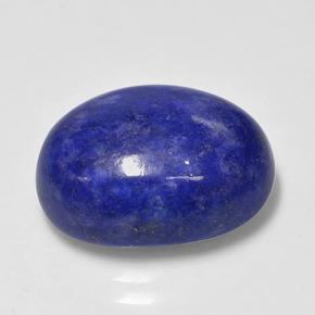 Lapis-lazuli bleue naturelle coupe ovale, 9,84 ct, opaque