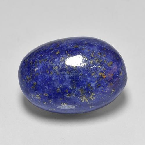 Lapis-lazuli Bleu foncé naturelle Coupe ovale, 12.53 ct, Opaque