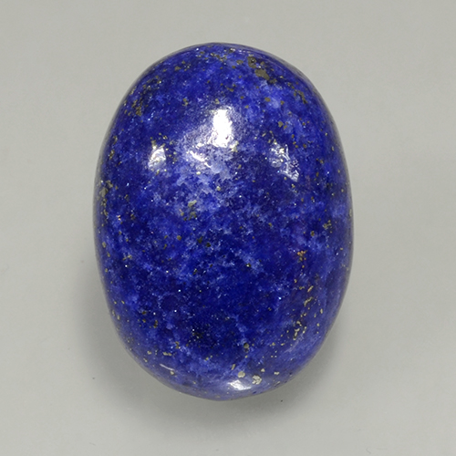 Lapis-lazuli bleue naturelle coupe ovale, 11,90 ct, opaque