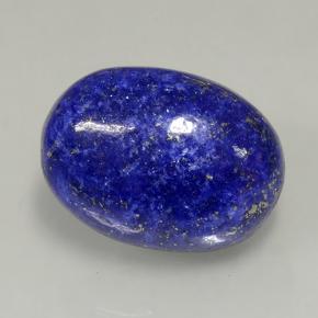 Lapis-lazuli bleue naturelle coupe ovale, 11,90 ct, opaque