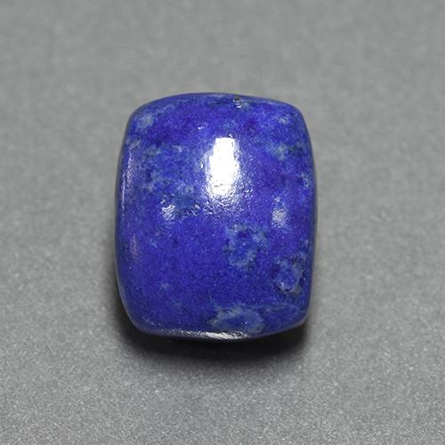 Lapis-lazuli Bleu égyptien profond naturelle Coupe coussin, 4.53 ct, Opaque