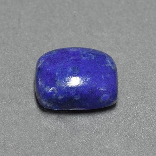 Lapis-lazuli Bleu égyptien profond naturelle Coupe coussin, 4.53 ct, Opaque