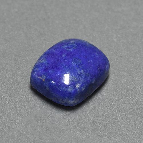 Lapis-lazuli Bleu égyptien profond naturelle Coupe coussin, 4.53 ct, Opaque