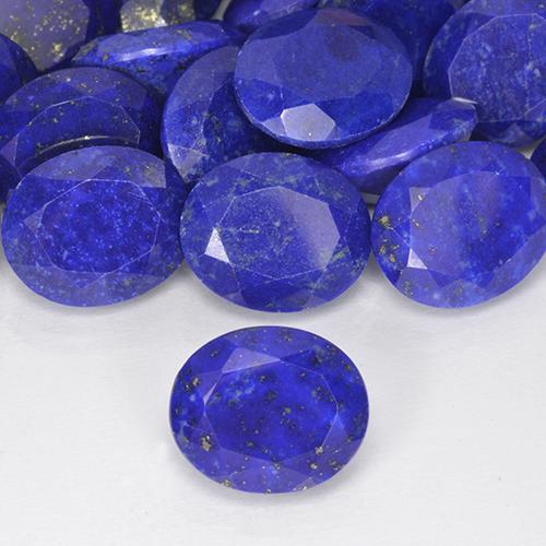 Lapis-lazuli Bleu marine intense naturelle ovale, 4.33 ct, Opaque