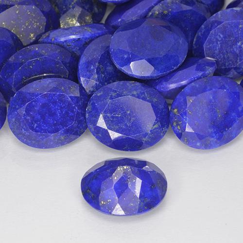 Lapis-lazuli Bleu marine intense naturelle ovale, 4.33 ct, Opaque
