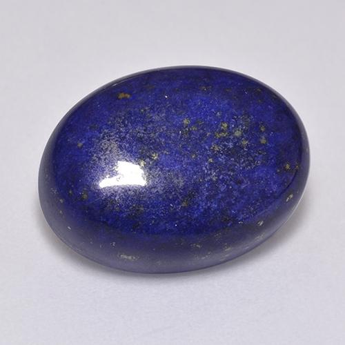Lapis-lazuli bleu très profond naturelle coupe ovale, 11,51 ct, opaque