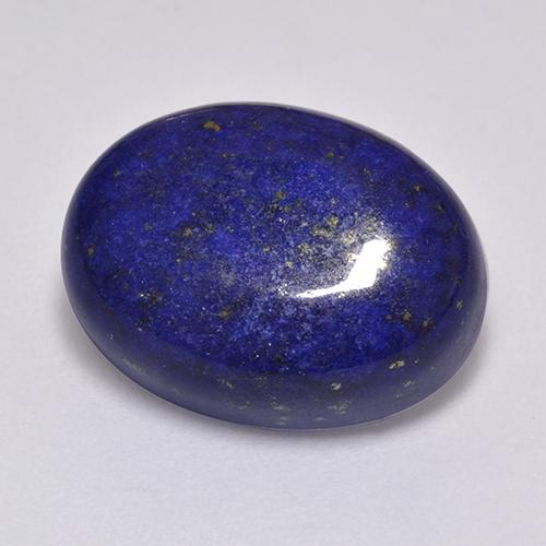 Lapis-lazuli bleu très profond naturelle coupe ovale, 11,51 ct, opaque