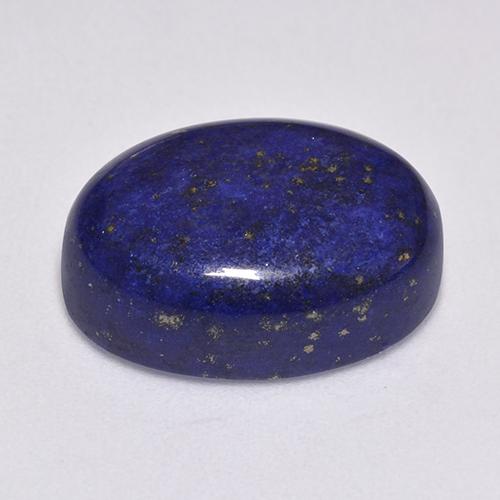 Lapis-lazuli bleu très profond naturelle coupe ovale, 11,51 ct, opaque