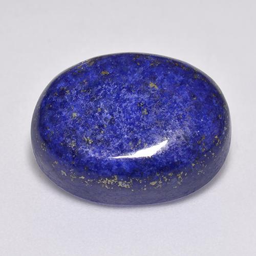Lapis-lazuli bleue naturelle coupe ovale, 14,45 ct, opaque