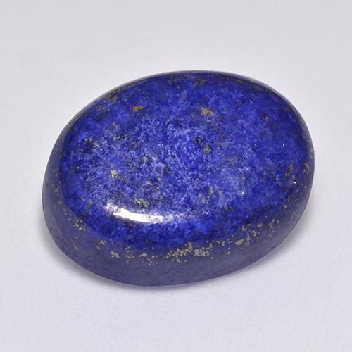 Lapis-lazuli bleue naturelle coupe ovale, 14,45 ct, opaque