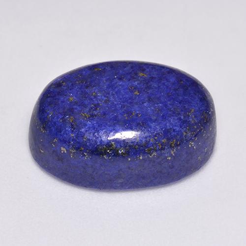 Lapis-lazuli bleue naturelle coupe ovale, 14,45 ct, opaque