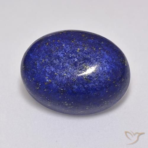 Lapis-lazuli Bleu marine naturelle ovale, 13.19 ct, Opaque