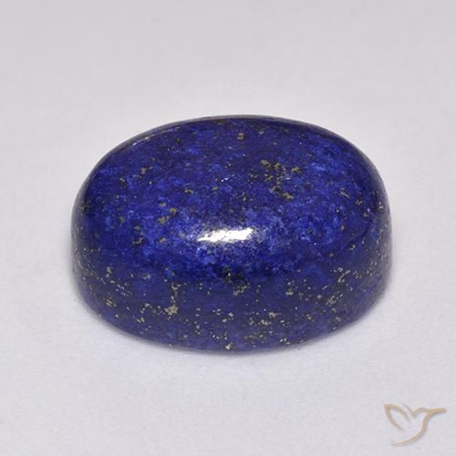 Lapis-lazuli Bleu marine naturelle ovale, 13.19 ct, Opaque