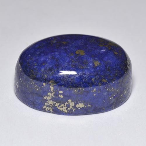 Lapis-lazuli Bleu marine naturelle Coupe ovale, 12.75 ct, Opaque